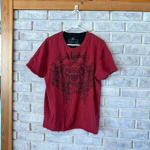 Helix Burgundy Graphic Tee